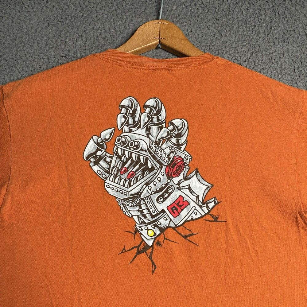 Santa Cruz X Godzilla Screaming Hand T Shirt Mens Small